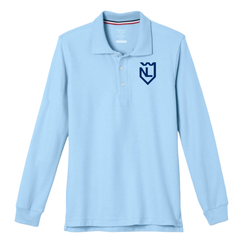 New Life - Co-Ed Youth / Adult Long Sleeve Pique Polo