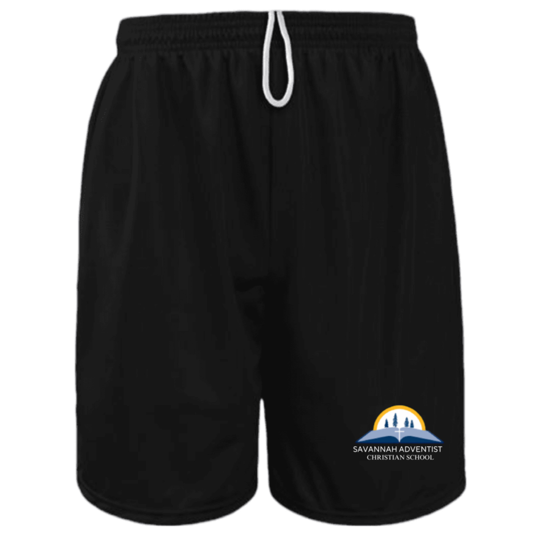 Savannah Adventist - Co-Ed Black Gym Shorts - Grades 5 -8th Only