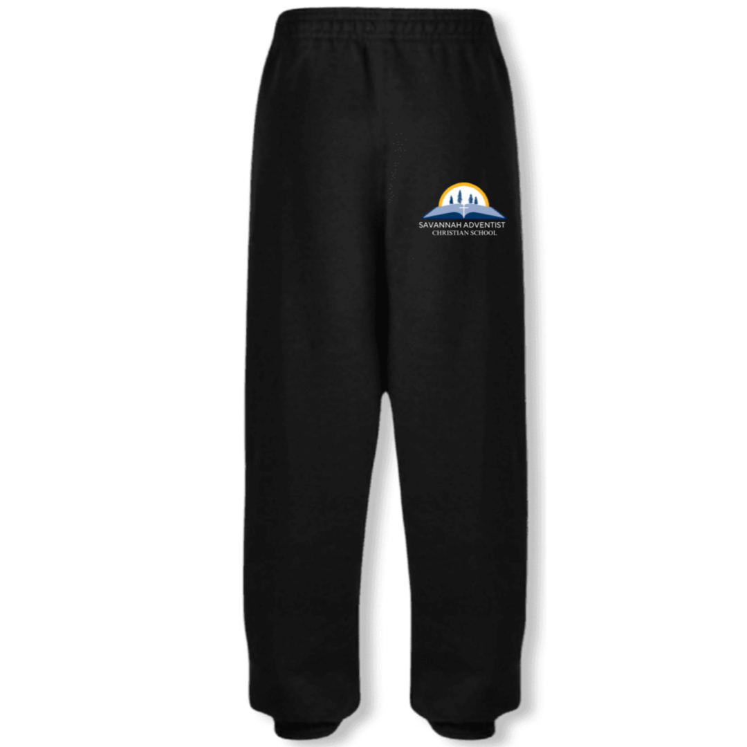 Savannah Adventist - Co-Ed Black Gym Sweatpants - Grades 5 - 8th