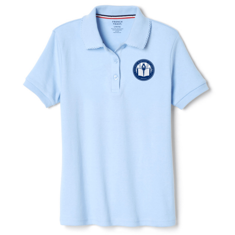 Tucson Baptist Academy - Girl's Plus Size Short Sleeve Picot Collar