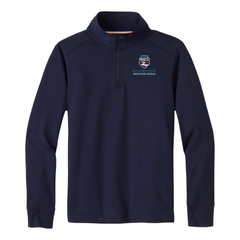 Riverside - Youth / Adult Co-Ed Long Sleeve 1/4 Zip Performance Pullover