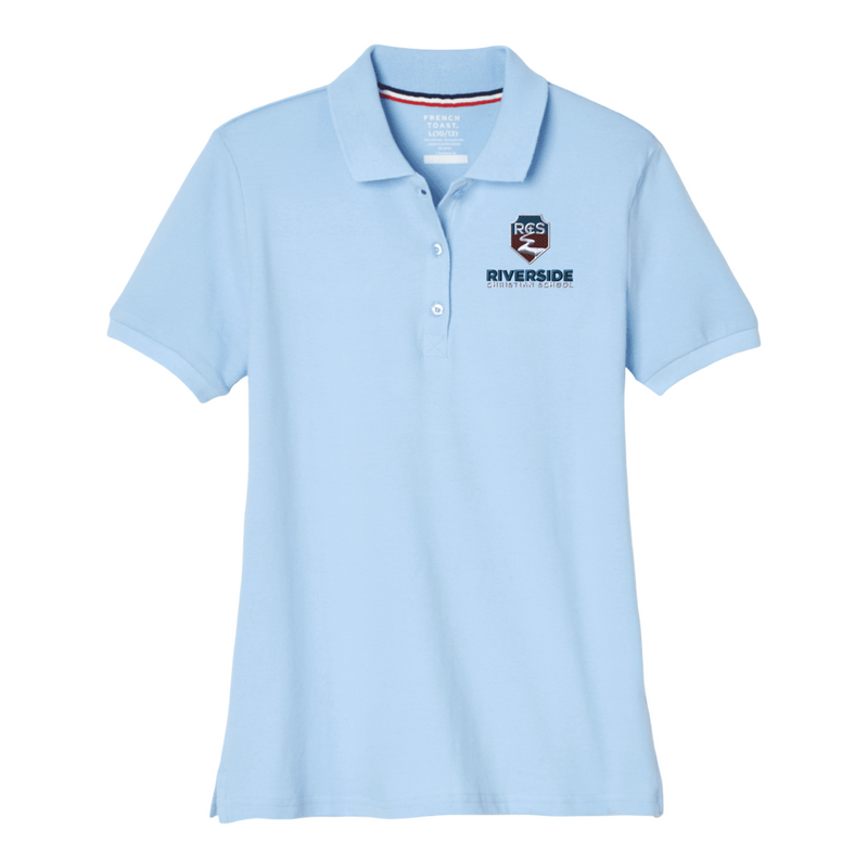 Riverside - Girl's / Young Women's Short Sleeve Stretch Pique Polos