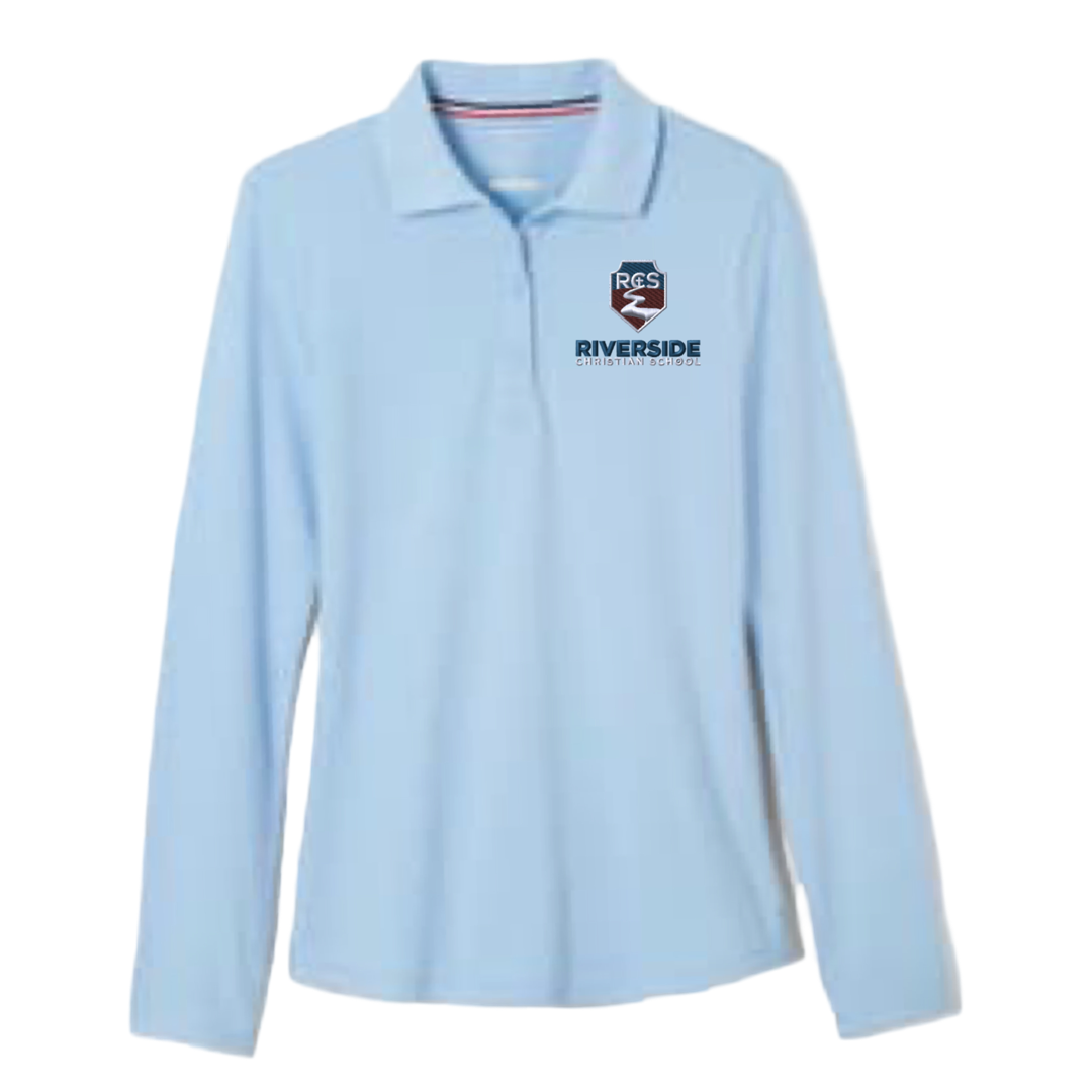 Riverside - Girl's / Young Women's Long Sleeve Stretch Piqué Polo