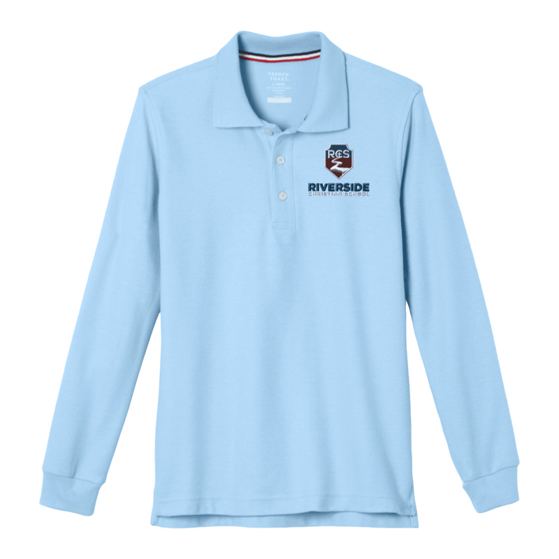 Riverside - Youth / Adult Co-Ed Long Sleeve Pique Polos