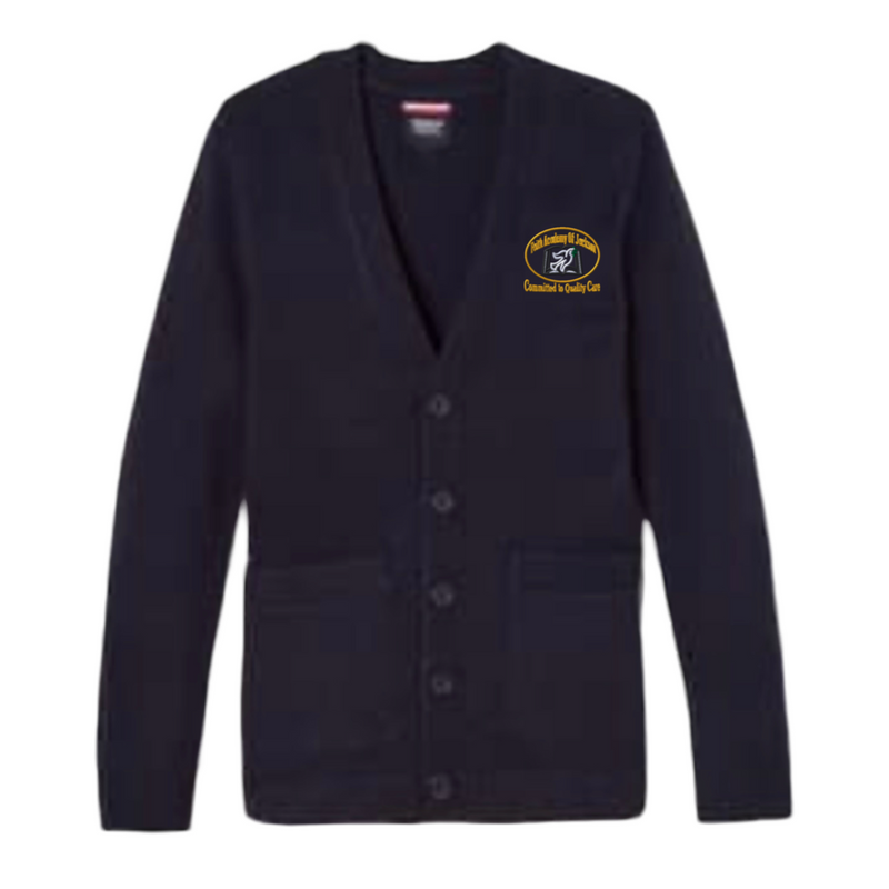 Faith Academy - Co-Ed Youth V-Neck Cardigan Sweater