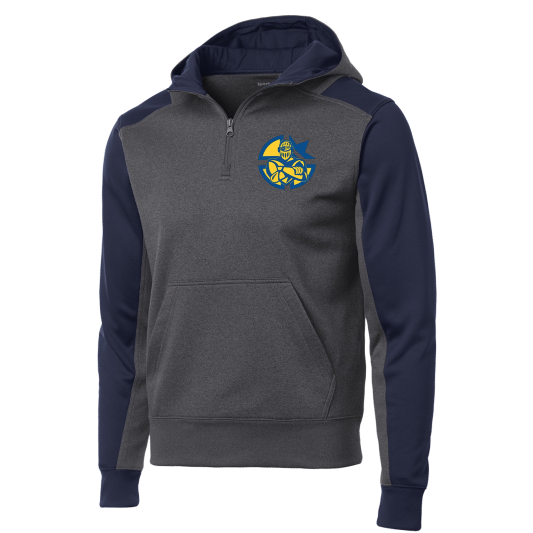 Cristo Rey HS Spirit-Wear - Co-Ed Sport-Tek® Fleece 1/4 Zip Hooded Sweatshirt