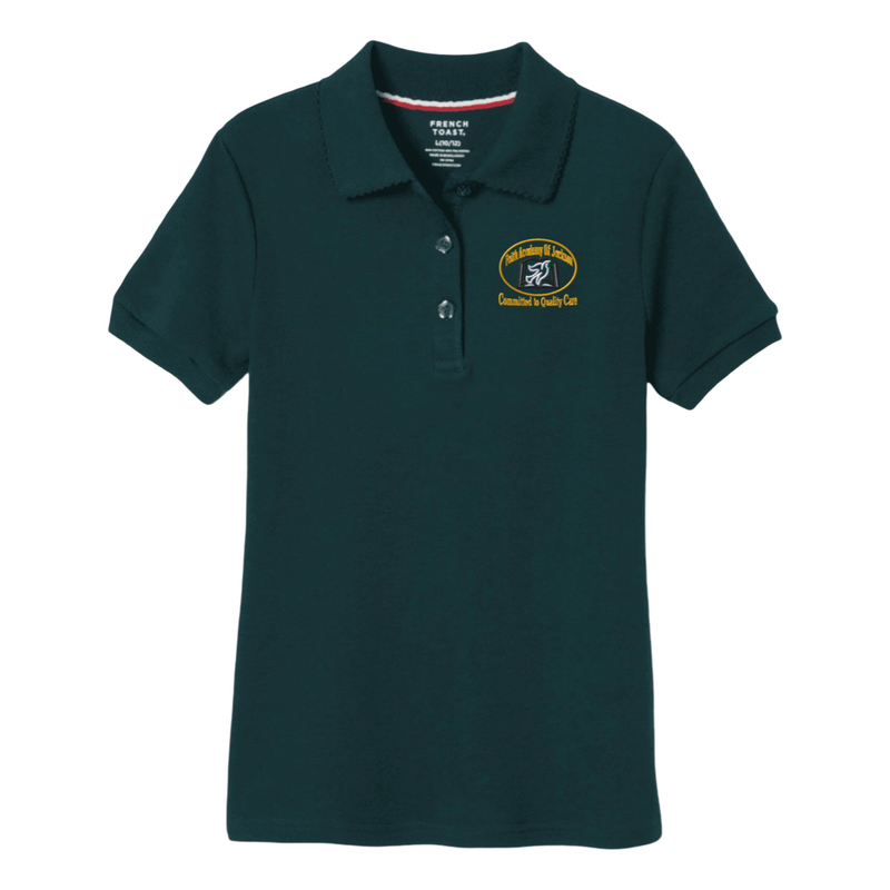 Faith Academy - Girl's Short Sleeve Picot Collar Polos