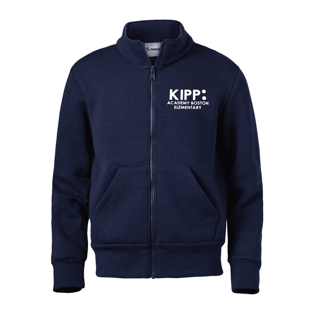 Kipp Academy Boston - K-4 - Full Zip Mock Neck Fleece Sweatshirt - Adult