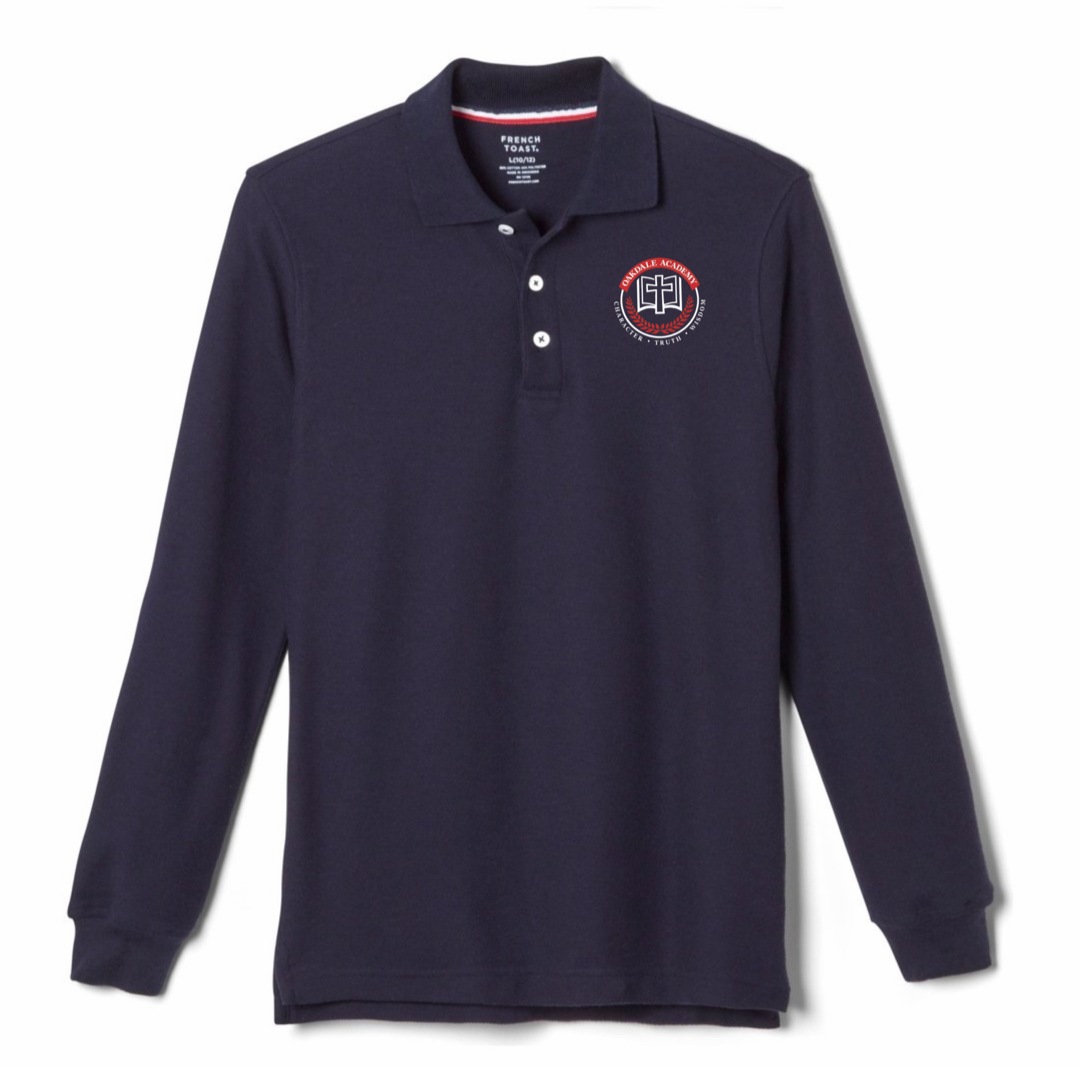 Oakdale - Co-Ed  Youth / Adult Long Sleeve Pique Polos