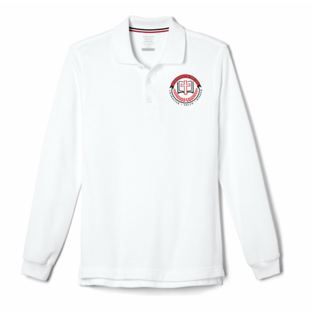 Oakdale - Co-Ed  Youth / Adult Long Sleeve Pique Polos