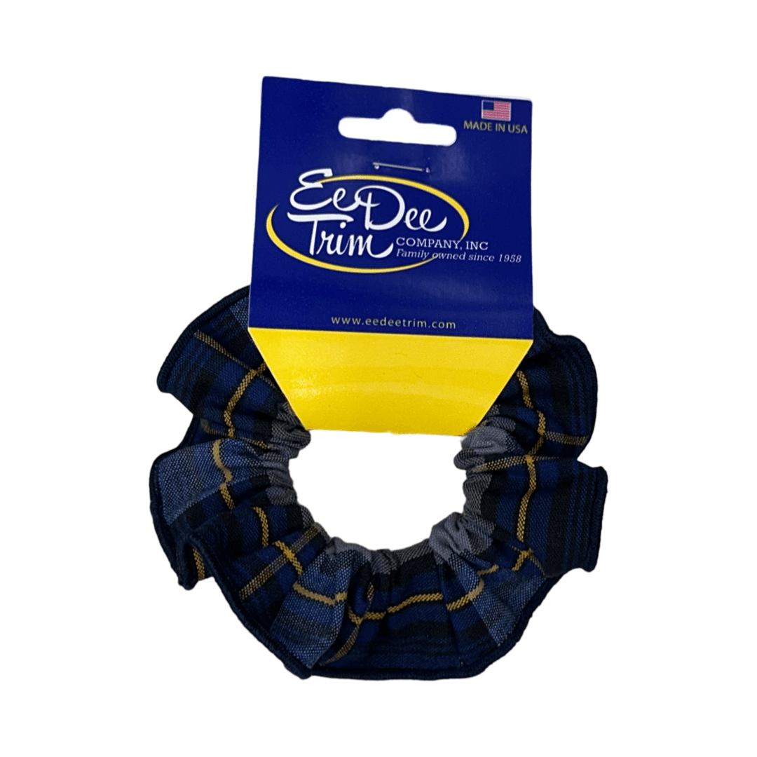 Scrunchie with Merrowed Edge - Plaid P57