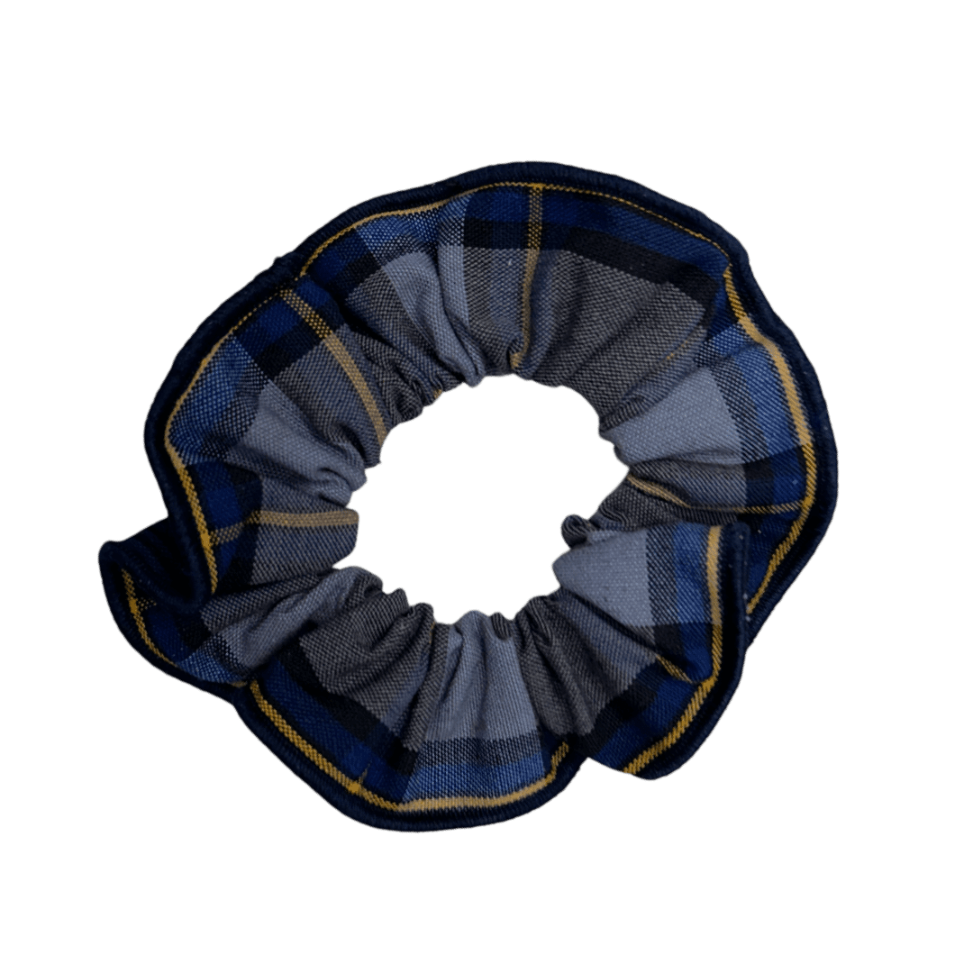 Scrunchie with Merrowed Edge - Plaid P57