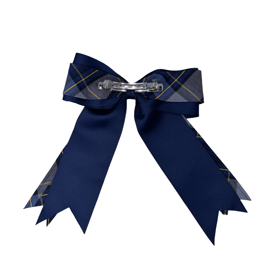 2 Layer Cheer Bow  - Plaid P57