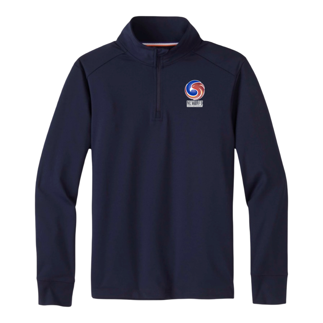 New Life Christian Academy-TX- Co-Ed Youth / Adult Long Sleeve 1/4 Zip Performance Pullover