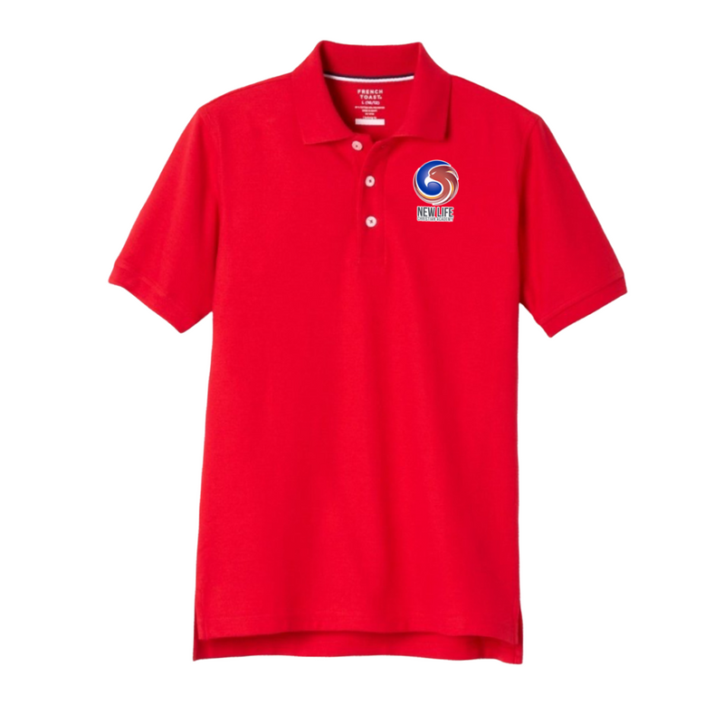 New Life Christian Academy Hybrid -TX  - Co-Ed Youth / Adult Short Sleeve Pique Polos