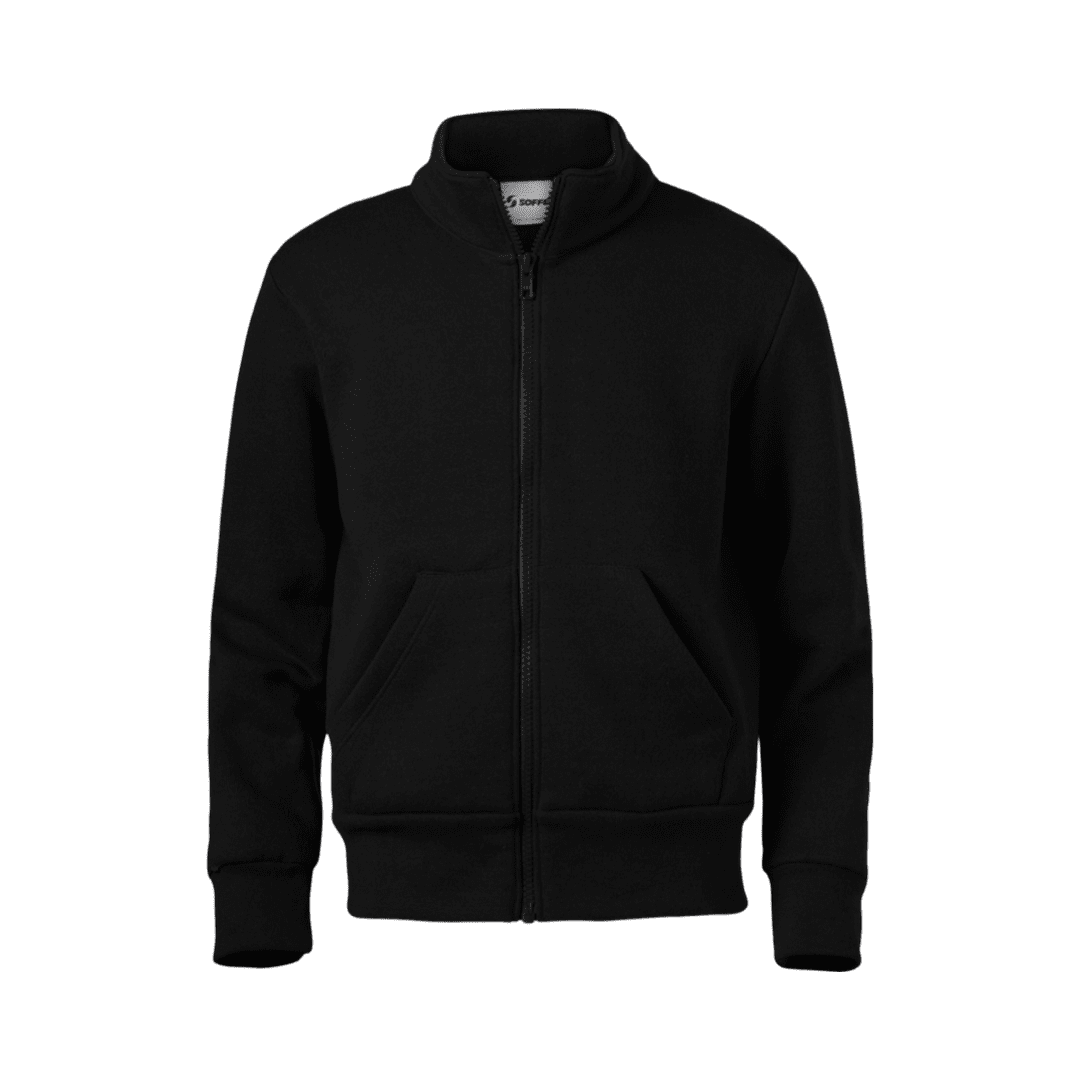 Youth Full Zip Mock Neck Sweatshirt