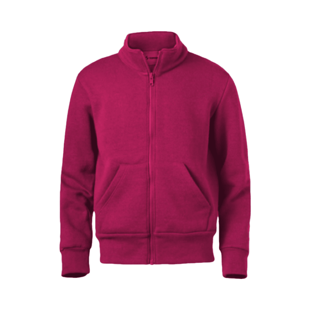 Youth Full Zip Mock Neck Sweatshirt