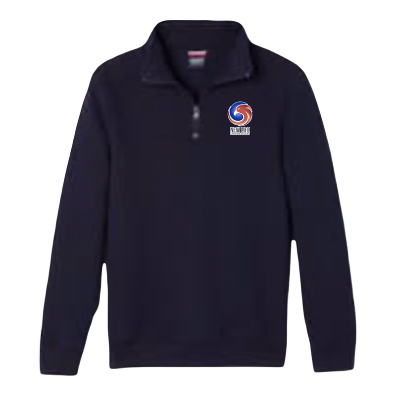 New Life Christian Academy Hybrid -TX - Co-Ed Youth / Adult Co-Ed 1/4 Zip Sweatshirt