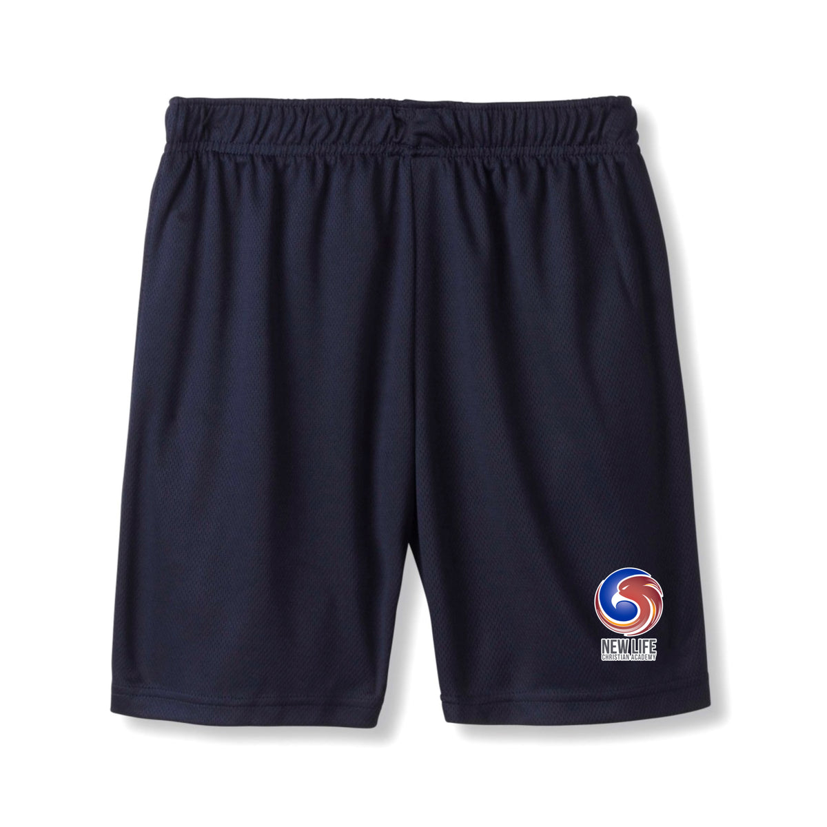 New Life Christian Academy-TX - Co-Ed Youth / Adult Navy Gym Shorts