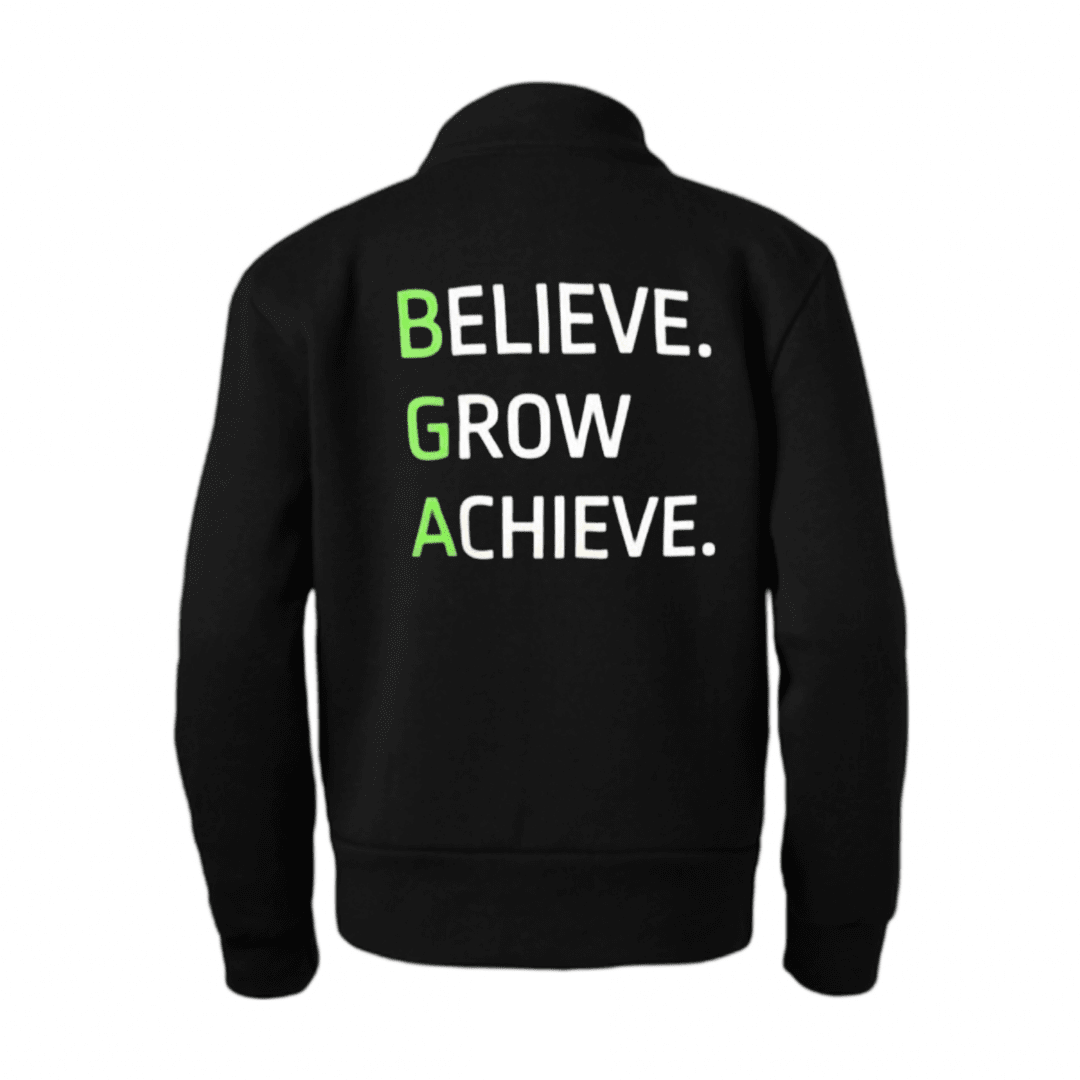 Boston Green Academy Grade 8 Full Zip Mock Neck Sweatshirt - Kids