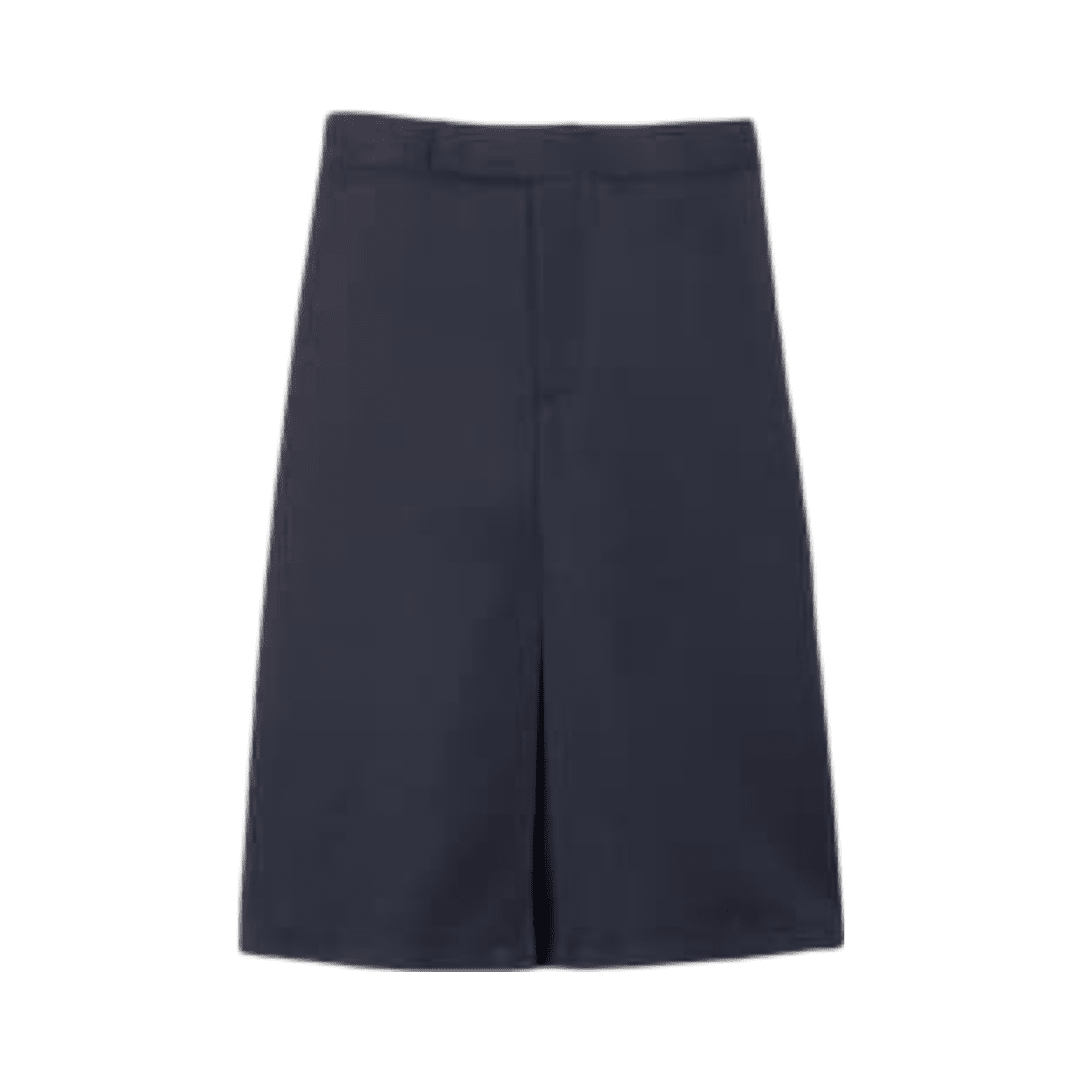 Women&#39;s Below The Knee Kick Pleat Skirt