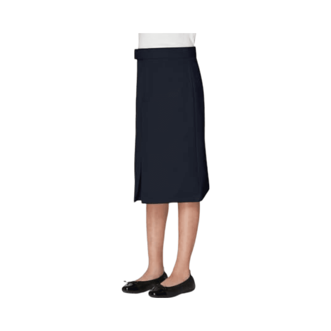 Women's Below The Knee Kick Pleat Skirt