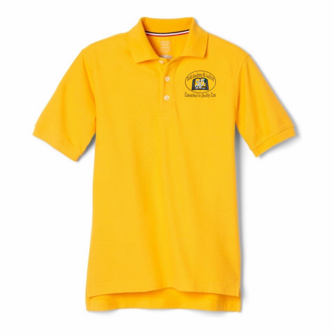 Faith Academy - Co-Ed Youth Short  Sleeve Pique Polo