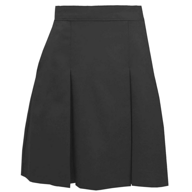 Solid Polyester Skirt  Junior's  - Medium Gray