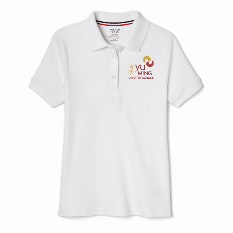Yu Ming Charter - Girl's Short Sleeve Picot Collar Polo