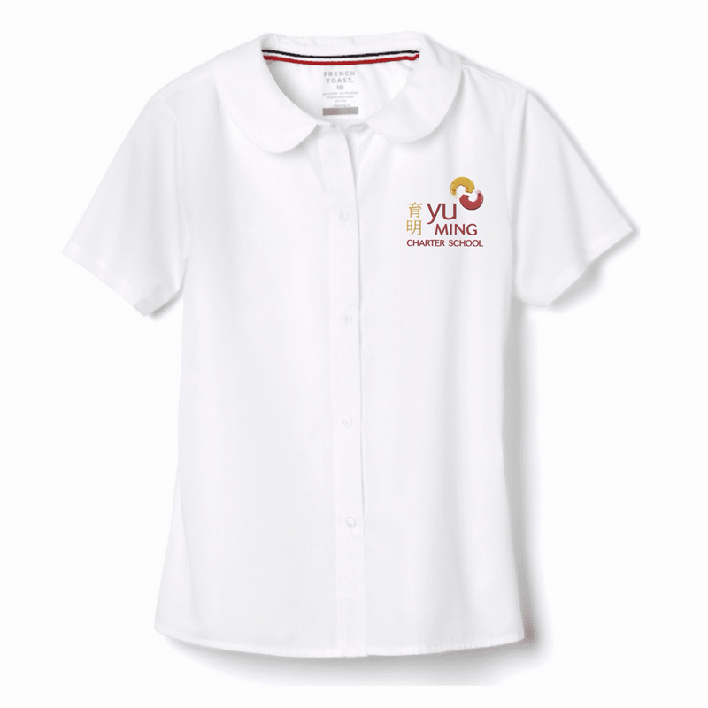 Yu Ming Charter - Girl's Short Sleeve Peter Pan Blouse