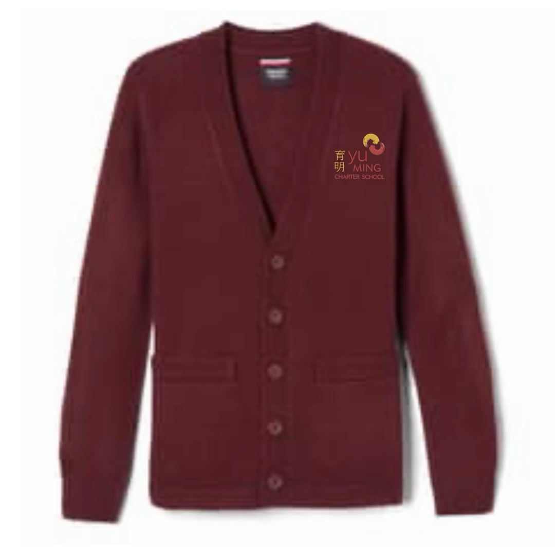 Yu Ming Charter - Boy's / Men's V-Neck Cardigan Sweater
