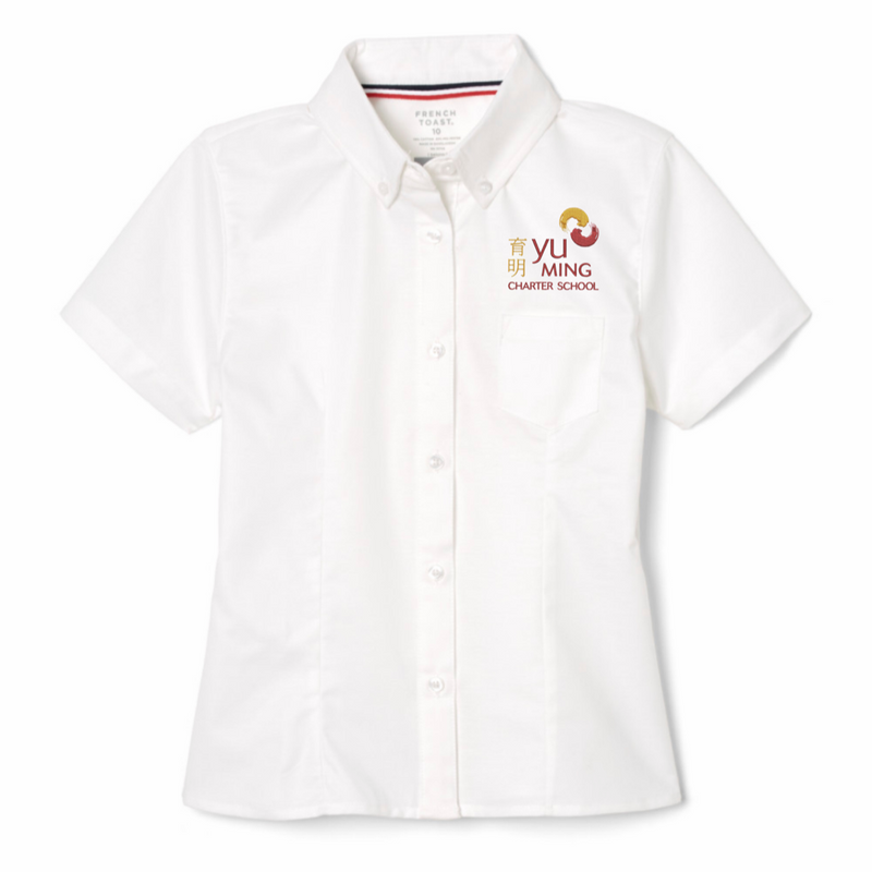 Yu Ming Charter - Girl's / Women's Short Sleeve Feminine Fit Oxford Shirt