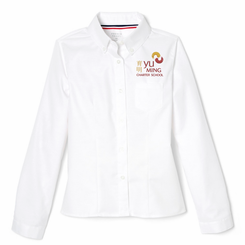 Yu Ming Charter - Girl's / Women's Long Sleeve Fitted Oxford Shirt