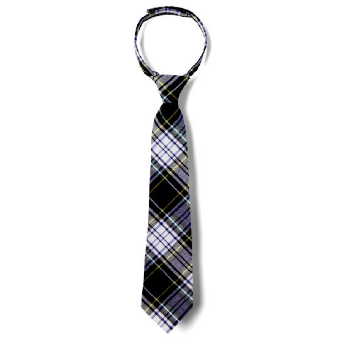 French Toast Adjustable Plaid Tie