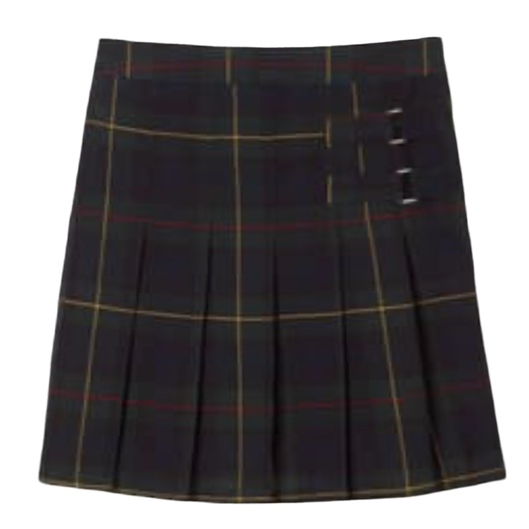 Aukela - Girl's / Young Women's Plaid Pleated 2-Tab Scooter