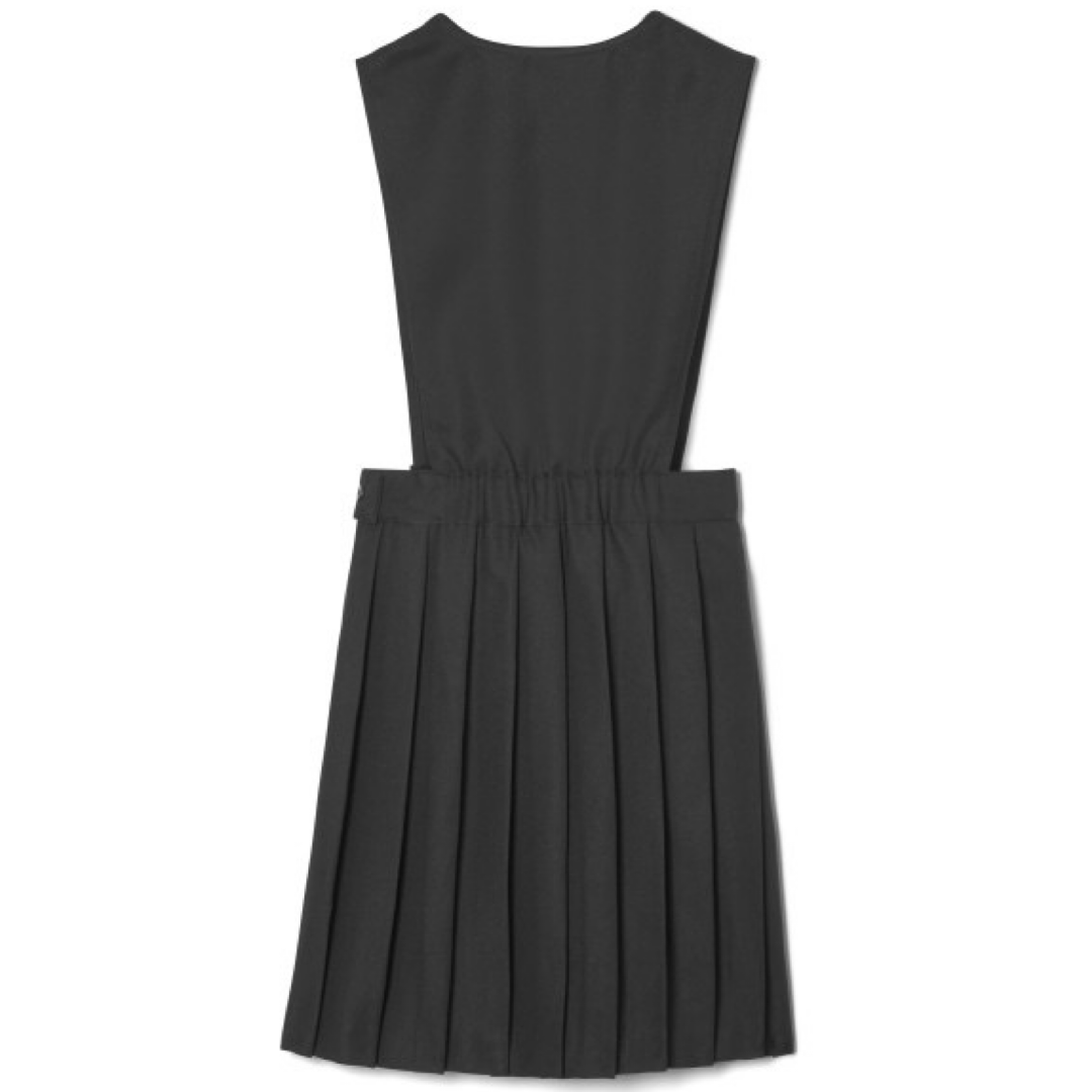 Girl&#39;s V-Neck Pleated Jumper