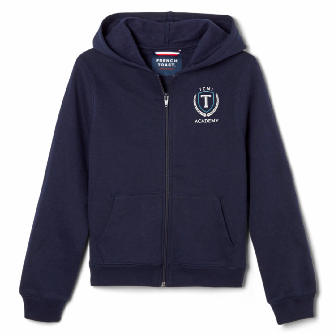 TCMI Academy - Co-Ed Youth / Adult Fleece Full Zip Hoodie