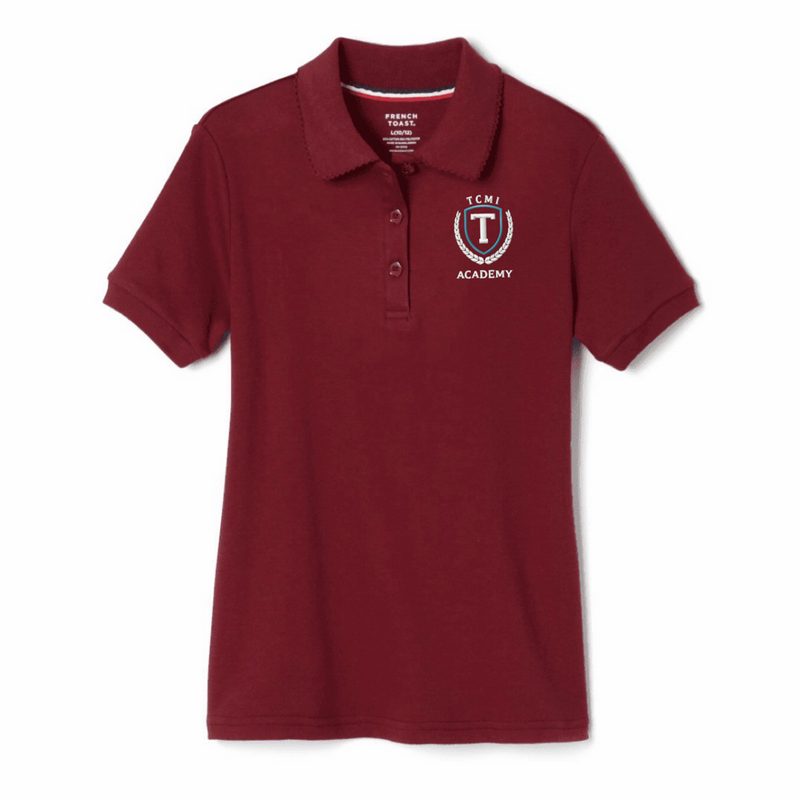 TCMI Academy - Girl's Short Sleeve Picot Collar Polo