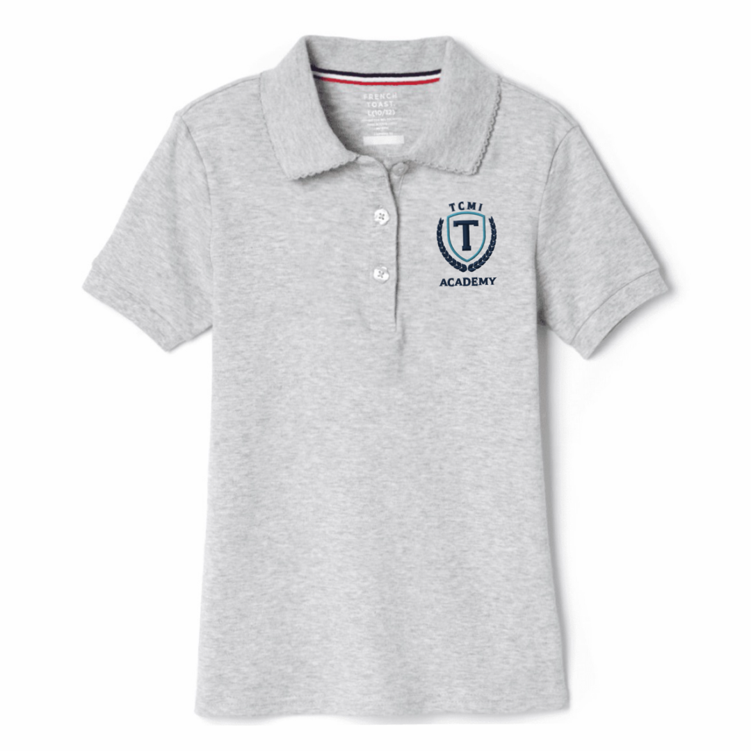TCMI Academy - Girl's Short Sleeve Picot Collar Polo