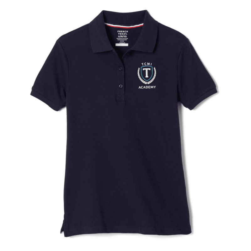 TCMI Academy - Girl's / Young Women's Short Sleeve Stretch Pique Polos