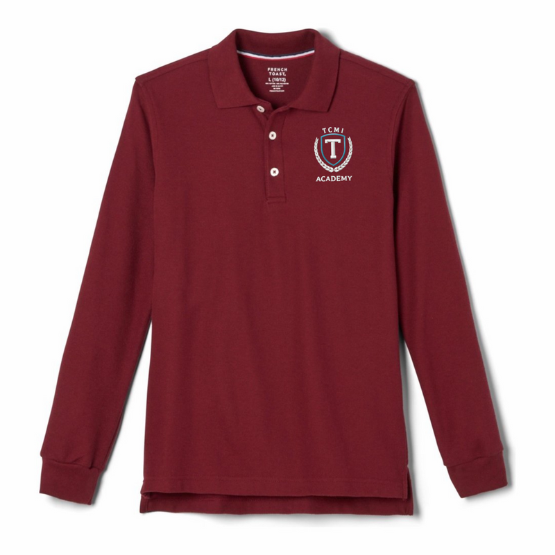 TCMI Academy - Co-Ed Youth / Adult Long Sleeve Pique Polo