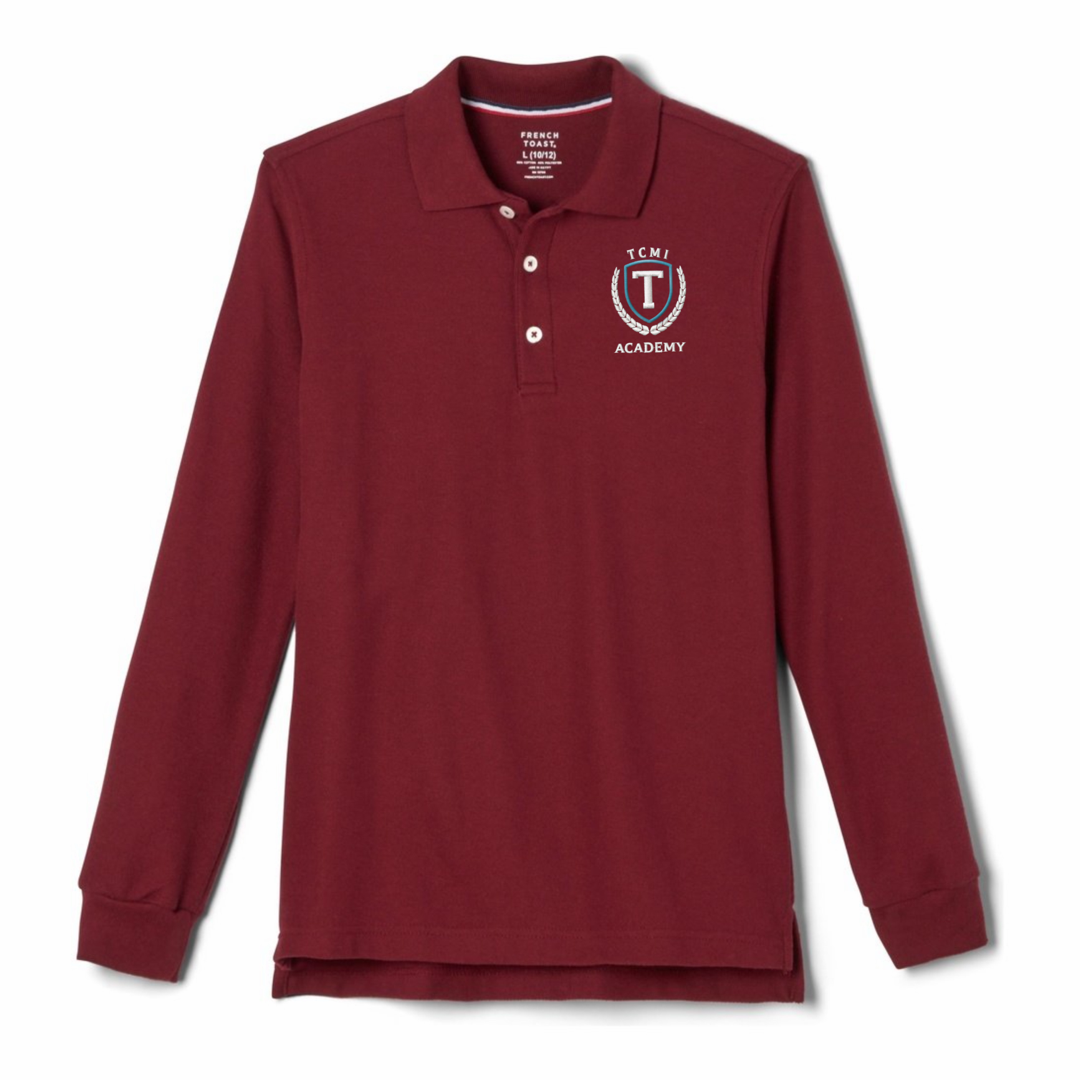 TCMI Academy - Co-Ed Youth / Adult Long Sleeve Pique Polo