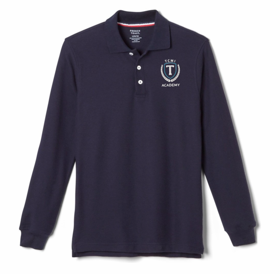 TCMI Academy - Co-Ed Youth / Adult Long Sleeve Pique Polo
