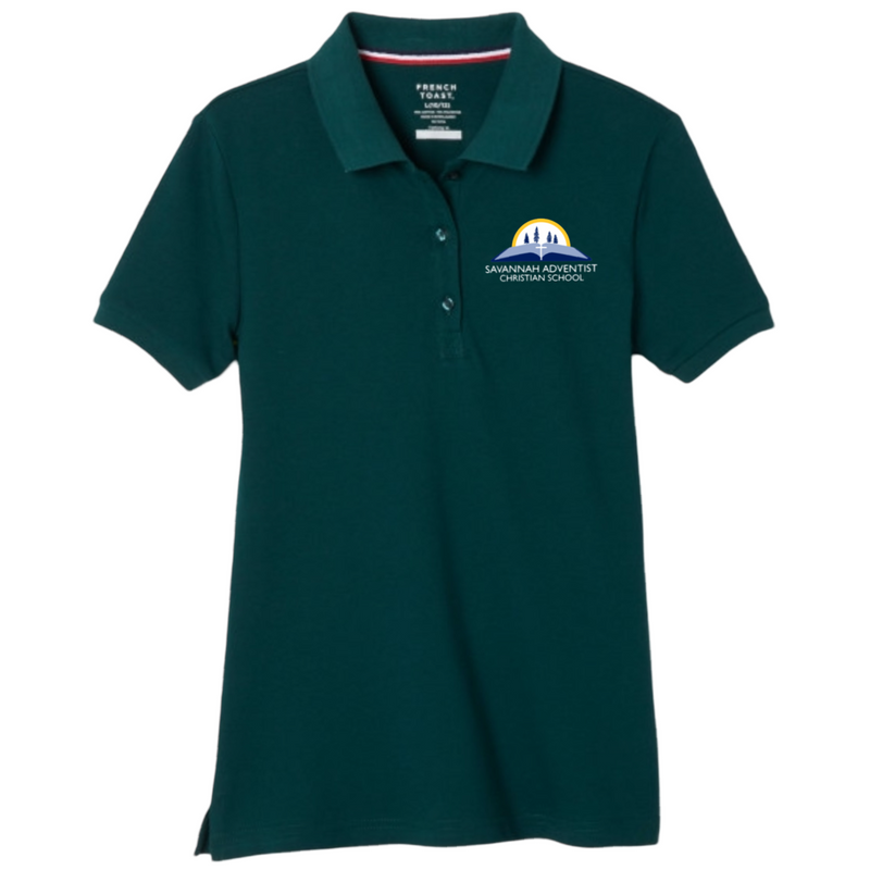 Savannah Adventist - Young Women's Short Sleeve Stretch Piqué Polos