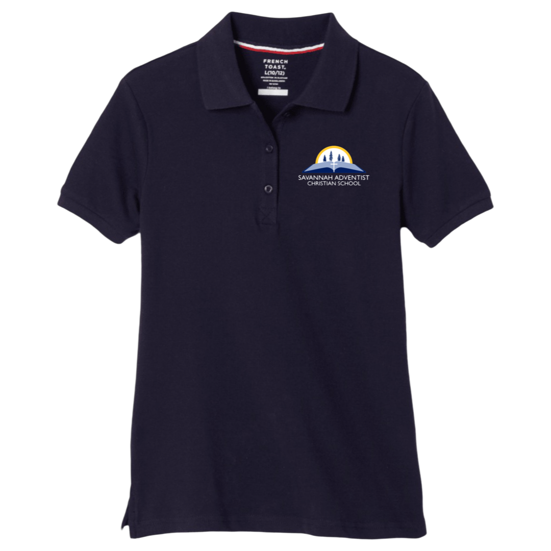 Savannah Adventist - Young Women&#39;s Short Sleeve Stretch Piqué Polos