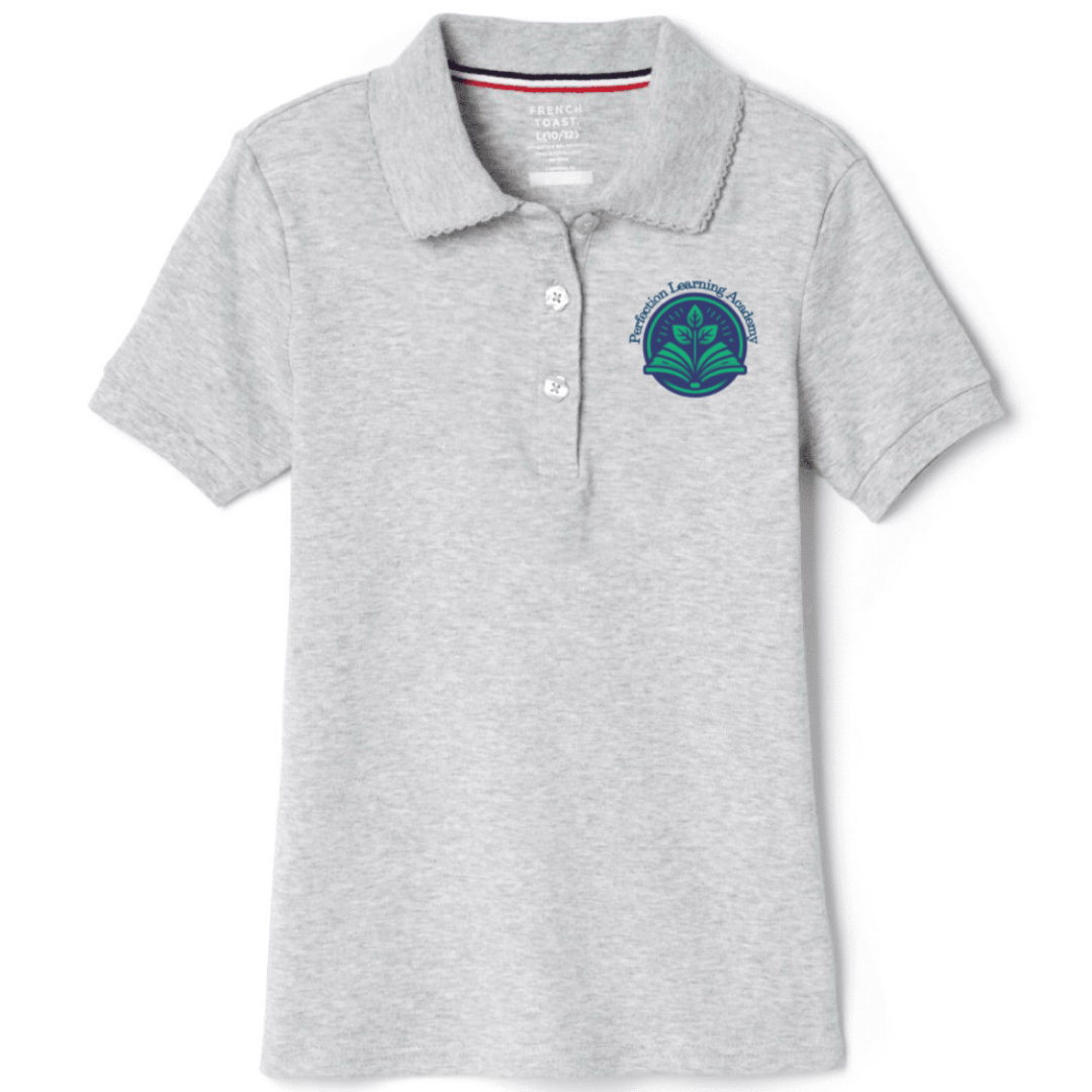 Perfection Learning Academy  - Short Sleeve Picot Collar Polo - Girls