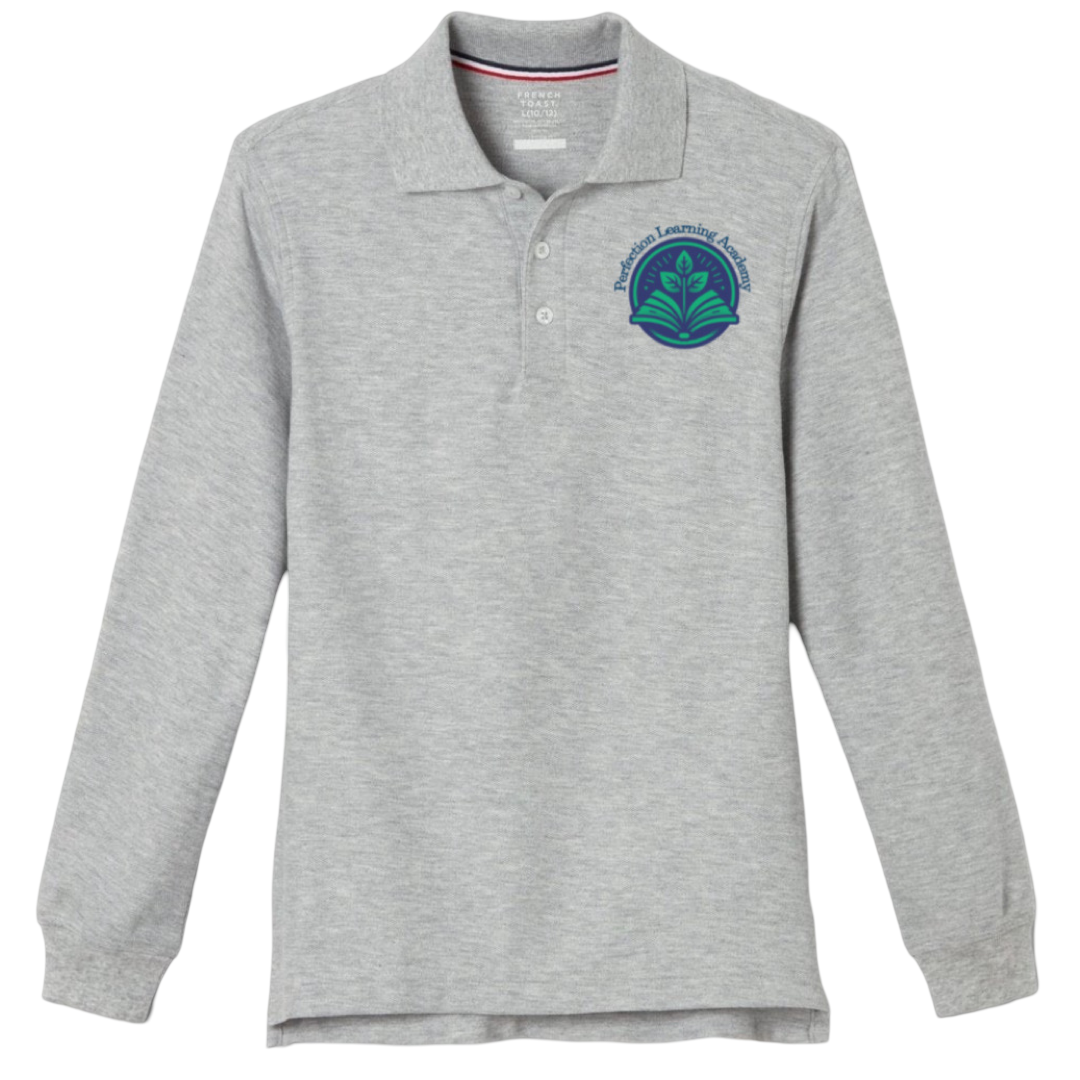 Perfection Learning Academy - Youth Long Sleeve Pique Polo