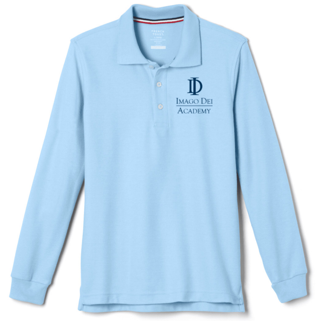 Imago Dei Academy - Co-Ed Youth Long Sleeve Piqué Polo