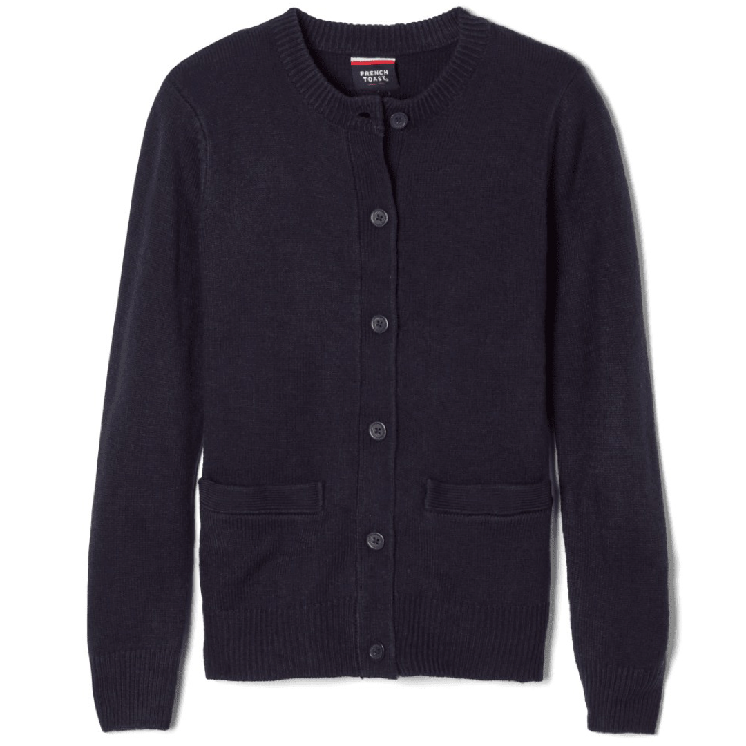 La Luz Christian Academy - Girl&#39;s / Women&#39;s  Anti-Pill Crewneck Cardigan -  No Logo