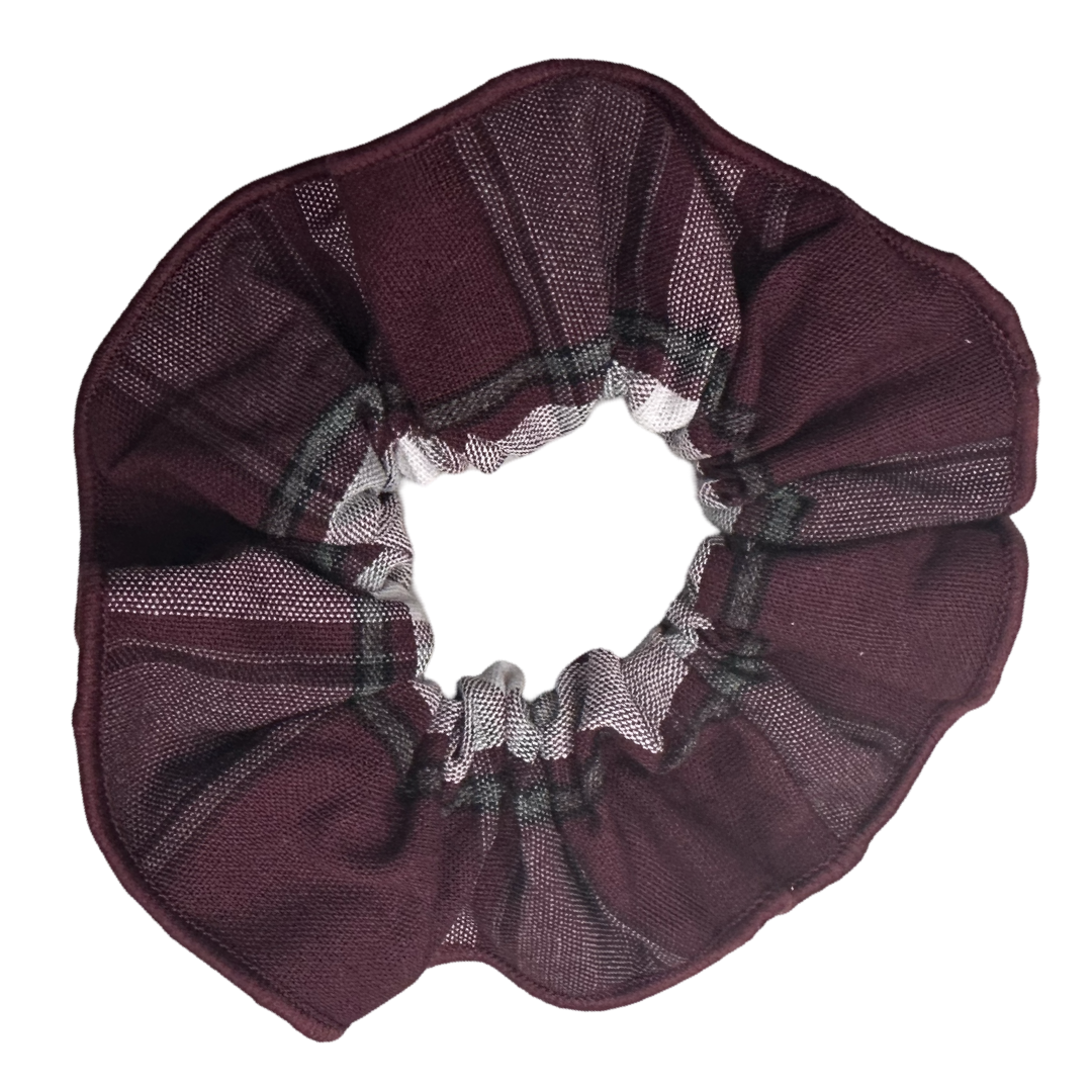 St. Helena Catholic School -Girl's Scrunchie with Merrowed Edge - Plaid P54